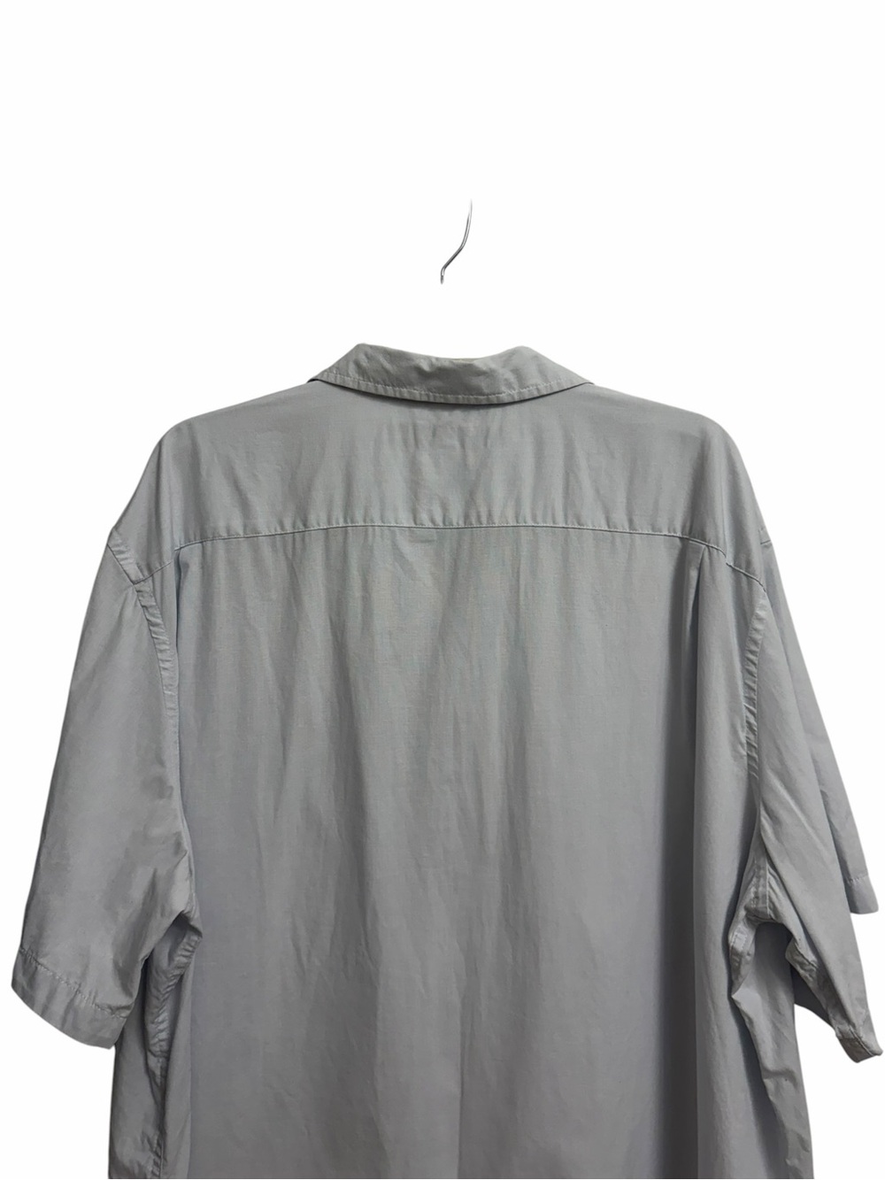 Old Navy Men’s Regular-Fit Short-Sleeve Everyday Shirt XXL Light Blue Coastal - Picture 9 of 16